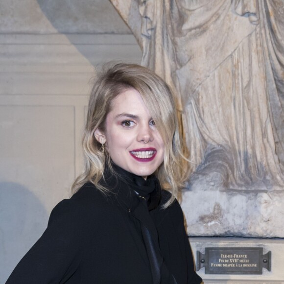 Béatrice Martin, dite Coeur de pirate - Défilé Sonia Rykiel collection prêt-à-porter Automne-Hiver 2017-2018 à l'école des Beaux Arts à Paris, le 3 Mars 2017. © Olivier Borde/Bestimage