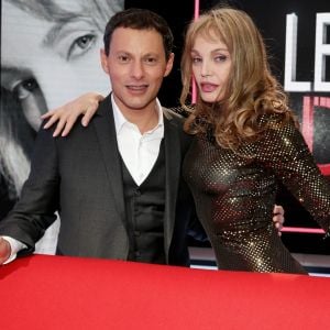 Exclusif - Enregistrement de l'émission "Le Divan" présentée par Marc-Olivier Fogiel avec Arielle Dombasle en invitée, qui sera diffusée le 3 mars sur France 3. Le 3 février 2016 © Dominique Jacovides / Bestimage