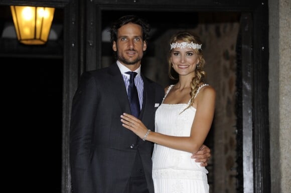 Feliciano Lopez et Alba Carrillo le jour de leur mariage à Tolède le 17 juillet 2015. Onze mois plus tard, leur divorce était annoncé...