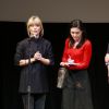 Exclusif - L'actrice Marina Foïs et le scénariste Sébastien Marnier assistent à la première de leur film "Faultless" (Irreprochable) lors du Festival "Rendez-vous with French cinema" à New York le 5 mars 2017.
