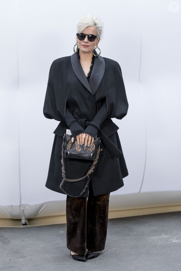 Lily Allen au défilé de mode "Chanel" collection prêt-à-porter Automne-Hiver 2017/2018 au Grand Palais à Paris, France, le 7 mars 2017. © Olivier Borde/Bestimage