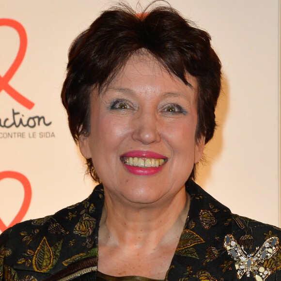 Roselyne Bachelot - Soirée de lancement du Sidaction 2017 au Musée du Quai Branly à Paris le 7 mars 2017. © Coadic Guirec/Bestimage