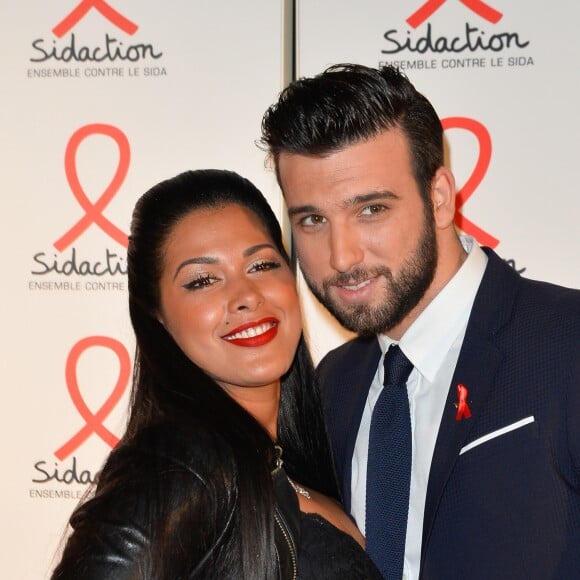 Ayem Nour et Aymeric Bonnery - Soirée de lancement du Sidaction 2017 au Musée du Quai Branly à Paris le 7 mars 2017. © Coadic Guirec/Bestimage