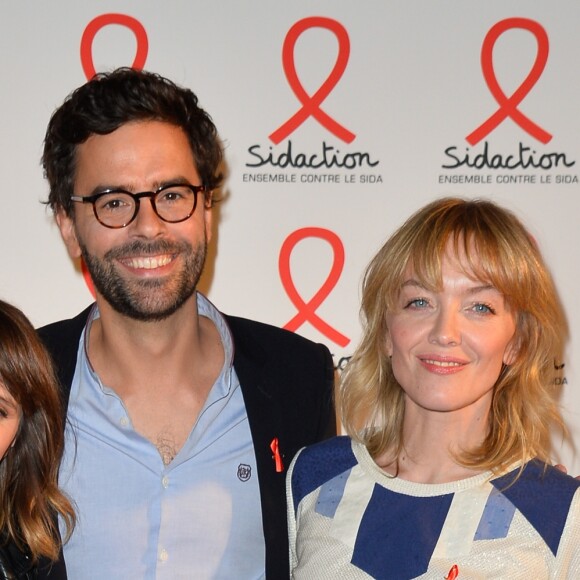 Thomas Isle, Maya Lauqué - Soirée de lancement du Sidaction 2017 au Musée du Quai Branly à Paris le 7 mars 2017. © Coadic Guirec/Bestimage