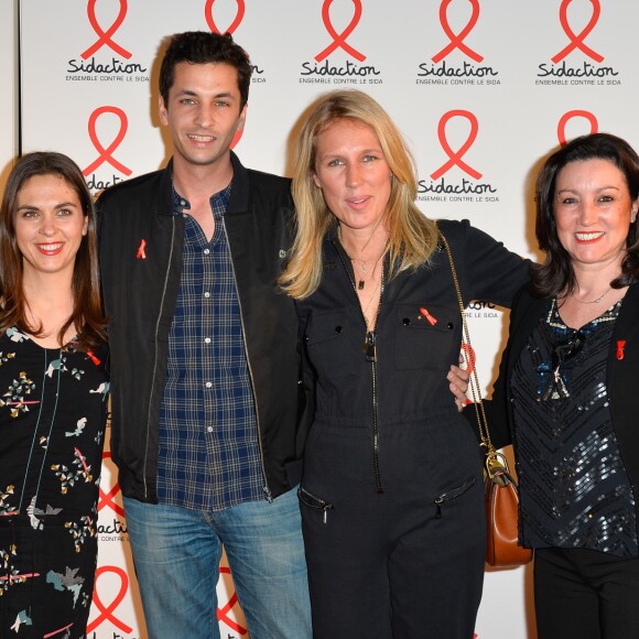 Agathe Lecaron - Soirée de lancement du Sidaction 2017 au Musée du Quai Branly à Paris le 7 mars 2017. © Coadic Guirec/Bestimage