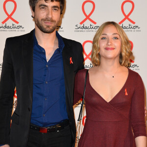 Agustin Galiana, Lilly-Fleur Pointeaux - Soirée de lancement du Sidaction 2017 au Musée du Quai Branly à Paris le 7 mars 2017. © Coadic Guirec/Bestimage