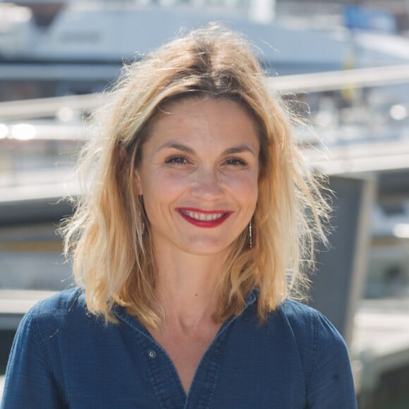 Barbara Schulz - Photocall de "Le Mystère du lac" dans le cadre du 17ème festival de fiction TV de La Rochelle sur le Vieux Port, le 10 septembre 2015.