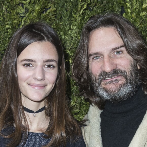 Frédéric Beigbeder et sa fille Chloé - People au défilé de mode Christian Dior Haute Couture collection Printemps/Eté 2017 lors de la fashion week à Paris, le 23 janvier 2017. © Olivier Borde/Bestimage