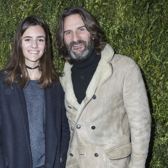 Frédéric Beigbeder et sa fille Chloé - People au défilé de mode Christian Dior Haute Couture collection Printemps/Eté 2017 lors de la fashion week à Paris, le 23 janvier 2017. © Olivier Borde/Bestimage