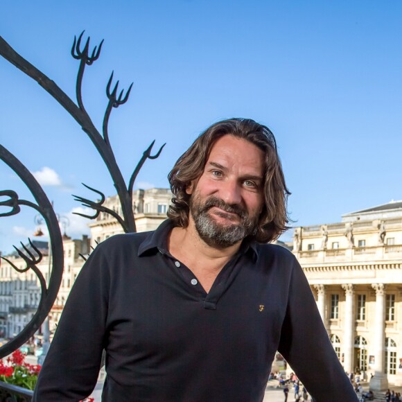 Exclusif - Frédéric Beigbeder présente son nouveau film "L'idéal" lors d'une conférence de presse à Bordeaux. Le 23 Mai 2016. © Patrick Bernard-Quentin Salinier/ Bestimage