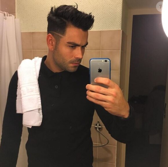 Ricardo des "Anges 8" prend la pose sur Instagram, décembre 2016
