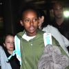 Angelina Jolie arrive avec ses enfants Maddox, Zahara, Shiloh, Vivienne, Knox et Pax Jolie-Pitt à l'aéroport de LAX à Los Angeles, le 17 mars 2017