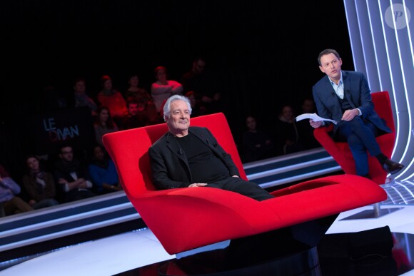 Exclusif - Enregistrement de l'émission "Le Divan" présentée par Marc-Olivier Fogiel avec Pierre Arditi en invité. Le 24 février 2017 © Cyril Moreau / Bestimage
