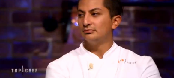 Alexis est éliminé - "Top Chef 2017" sur M6, le 22 mars 2017.
