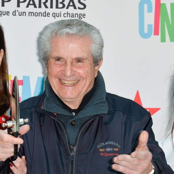 Elsa Zylberstein, Claude Lelouch et Alice Belaïdi lors du lancement du 18ème Printemps du Cinéma au cinéma Pathé Beaugrenelle à Paris, France, le 19 mars 2017. © Coadic Guirec/bestimage