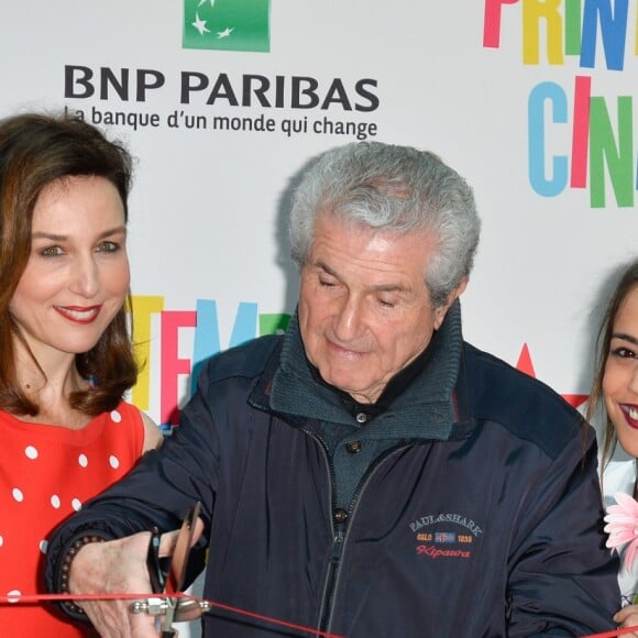 Pierre Deladonchamps, Elsa Zylberstein, Claude Lelouch, Alice Belaïdi et Guillaume Gouix lors du lancement du 18ème Printemps du Cinéma au cinéma Pathé Beaugrenelle à Paris, France, le 19 mars 2017. © Coadic Guirec/bestimage