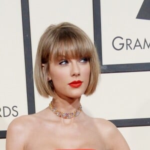 Taylor Swift à La 58ème soirée annuelle des Grammy Awards au Staples Center à Los Angeles, le 15 février 2016.