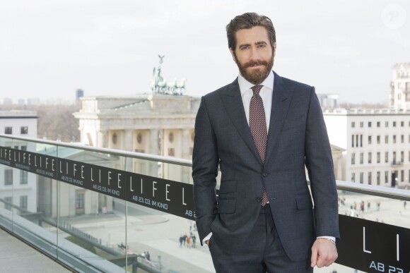 Jake Gyllenhaal au photocall du film "Life - Origine Inconnue" à Berlin le 14 mars 2017.