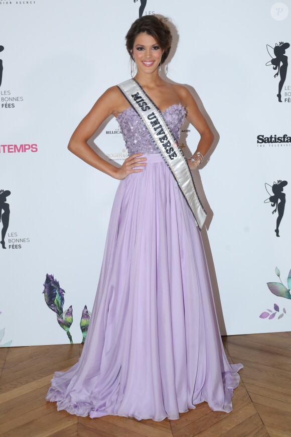Iris Mittenaere (Miss Univers 2017) - Gala de charité au profit de l'association "Les Bonnes fées" à l'hôtel d'Evreux, Place Vendôme à Paris, le 20 mars 2017. © CVS/Bestimage