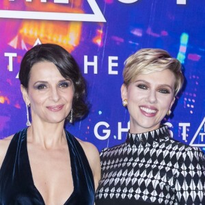 Juliette Binoche et Scarlett Johansson - Avant-première du film "Ghost in the Shell" au Grand Rex à Paris, le 21 mars 2017. © Olivier Borde/Bestimage