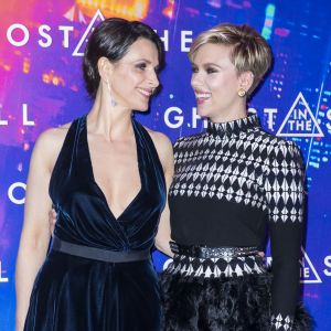 Juliette Binoche et Scarlett Johansson - Avant-première du film "Ghost in the Shell" au Grand Rex à Paris, le 21 mars 2017. © Olivier Borde/Bestimage