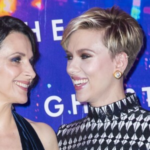 Juliette Binoche et Scarlett Johansson - Avant-première du film "Ghost in the Shell" au Grand Rex à Paris, le 21 mars 2017. © Olivier Borde/Bestimage