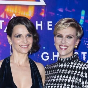 Juliette Binoche et Scarlett Johansson - Avant-première du film "Ghost in the Shell" au Grand Rex à Paris, le 21 mars 2017. © Olivier Borde/Bestimage