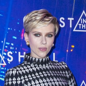 Scarlett Johansson (robe Azzedine Alaïa) - Avant-première du film "Ghost in the Shell" au Grand Rex à Paris, le 21 mars 2017. © Olivier Borde/Bestimage