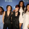 Sheryl Underwood, Sara Gilbert, Sharon Osbourne, Aisha Tyler et Julie Chen à la soirée "CBS Network Upfront " à New York, le 14 mai 2014