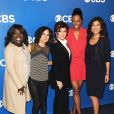 Sheryl Underwood, Sara Gilbert, Sharon Osbourne et Aisha Tyler et Julie Chen à la soirée CBS Upfront à New York, le 16 mai 2012
