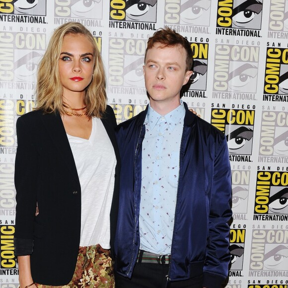 Cara Delevingne et Dane Dehaan lors du panel EuropaCorp's Valerian and the City of a Thousand Planets au Comic-Con 2016 le 21 juillet.