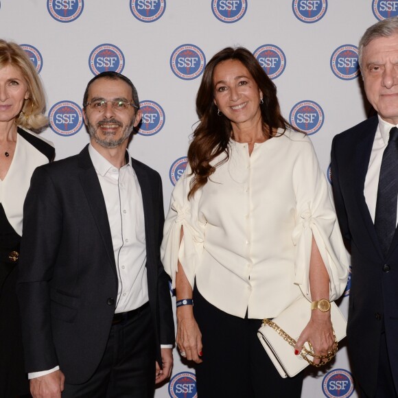 Exclusif - Catherine Madar (vice presidente de l'association Sauveteurs Sans Frontières), Arié Levy (Président de Sauveteurs Sans Frontières), Sidney Toledano et sa femme Katia - Gala des "Sauveteurs Sans Frontières" à l'hôtel du Collectionneur à Paris le 20 mars 2017. Sauveteurs Sans Frontières a pour mission de porter assistance à des personnes en danger dans le monde entier. Son credo : « Qui sauve une vie, sauve l'humanité ». © Rachid Bellak/Bestimage