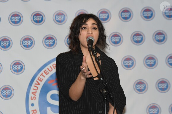 Exclusif - Camélia Jordana - Gala des "Sauveteurs Sans Frontières" à l'hôtel du Collectionneur à Paris le 20 mars 2017. Sauveteurs Sans Frontières a pour mission de porter assistance à des personnes en danger dans le monde entier. Son credo : « Qui sauve une vie, sauve l'humanité ». © Rachid Bellak/Bestimage