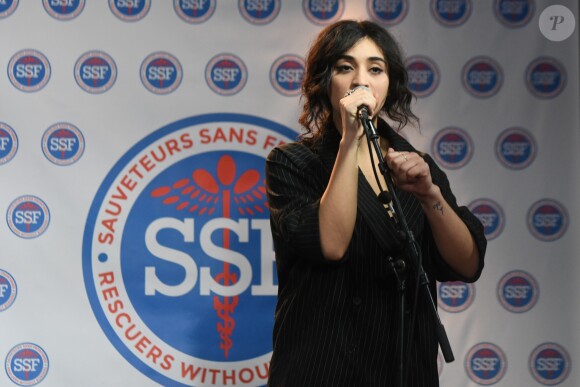 Exclusif - Camélia Jordana - Gala des "Sauveteurs Sans Frontières" à l'hôtel du Collectionneur à Paris le 20 mars 2017. Sauveteurs Sans Frontières a pour mission de porter assistance à des personnes en danger dans le monde entier. Son credo : « Qui sauve une vie, sauve l'humanité ». © Rachid Bellak/Bestimage