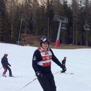 Le prince Albert II de Monaco au World Stars Ski Event dans la station de ski d' Alta Badia en Italie le 25 mars 2017 25/03/2017 - Alta Badia