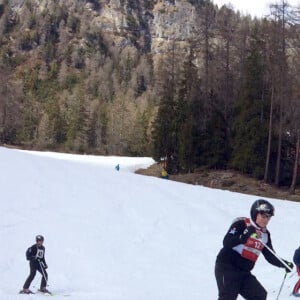 Le prince Albert II de Monaco au World Stars Ski Event dans la station de ski d' Alta Badia en Italie le 25 mars 2017 25/03/2017 - Alta Badia