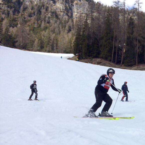 Le prince Albert II de Monaco au World Stars Ski Event dans la station de ski d' Alta Badia en Italie le 25 mars 2017 25/03/2017 - Alta Badia