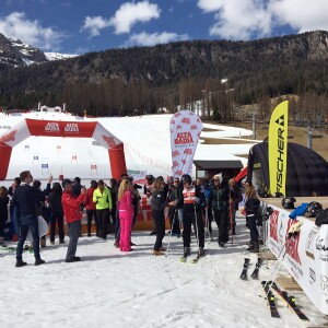 Le prince Albert II de Monaco au World Stars Ski Event dans la station de ski d' Alta Badia en Italie le 25 mars 2017 25/03/2017 - Alta Badia