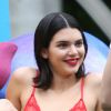 Kendall Jenner pose en lingerie lors d'une séance photo à Miami le 12 mars 2017.