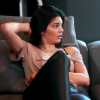 Kendall Jenner évoquant son harceleur face à Scott Disick dans l'épisode de "L'incroyable famille Kardashian" diffusé le 26 mars 2017