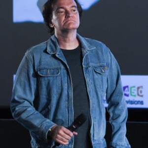 Quentin Tarantino présente le film "Hollywood Vixens" lors de la 8ème édition du Festival Lumière, au cinéma Bellecour à Lyon, le 9 octobre 2016.
