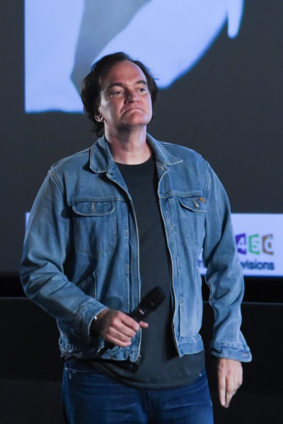 Quentin Tarantino présente le film "Hollywood Vixens" lors de la 8ème édition du Festival Lumière, au cinéma Bellecour à Lyon, le 9 octobre 2016.