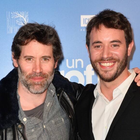 Jalil Lespert et son frère Yaniss Lespert à l'avant-première du film "Un profil pour deux" au cinéma UGC Normandie à Paris, France, le 27 mars 2017. © Coadic Guirec/Bestimage
