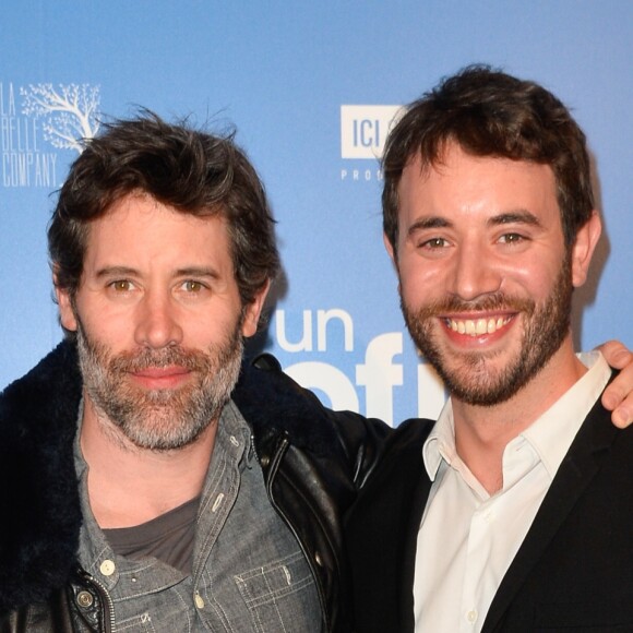 Jalil Lespert et son frère Yaniss Lespert à l'avant-première du film "Un profil pour deux" au cinéma UGC Normandie à Paris, France, le 27 mars 2017. © Coadic Guirec/Bestimage