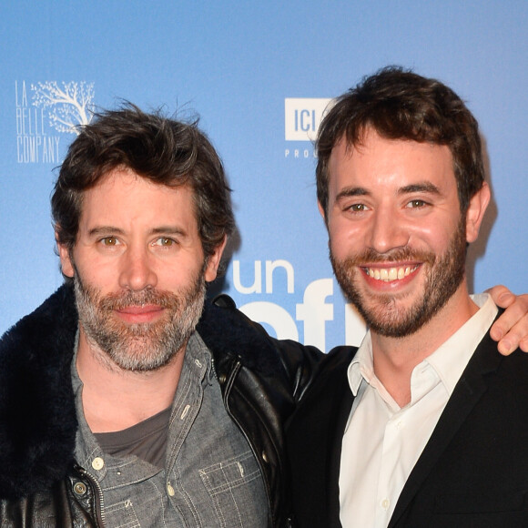 Jalil Lespert et son frère Yaniss Lespert à l'avant-première du film "Un profil pour deux" au cinéma UGC Normandie à Paris, France, le 27 mars 2017. © Coadic Guirec/Bestimage