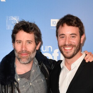 Jalil Lespert et son frère Yaniss Lespert à l'avant-première du film "Un profil pour deux" au cinéma UGC Normandie à Paris, France, le 27 mars 2017. © Coadic Guirec/Bestimage