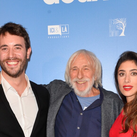 Yaniss Lespert, Pierre Richard et Fanny Valette à l'avant-première du film "Un profil pour deux" au cinéma UGC Normandie à Paris, France, le 27 mars 2017. © Coadic Guirec/Bestimage