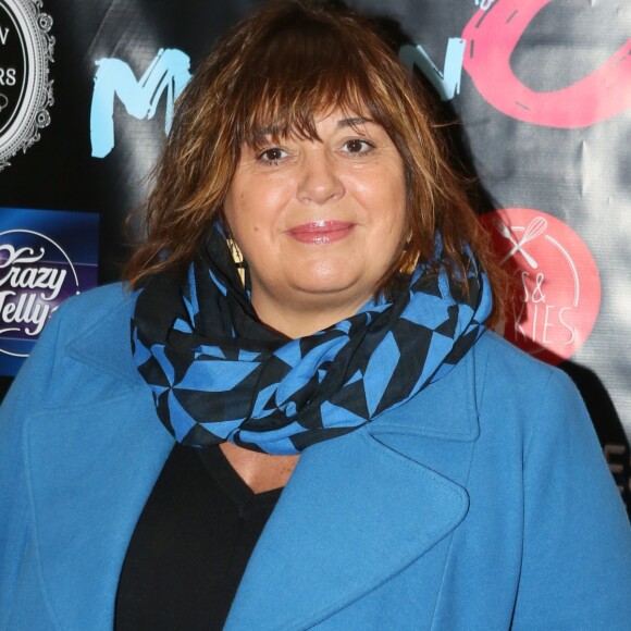 Michèle Bernier - Photocall du défilé au profit de l'association Meghanora au Salon des Miroirs à Paris, le 20 février 2016.