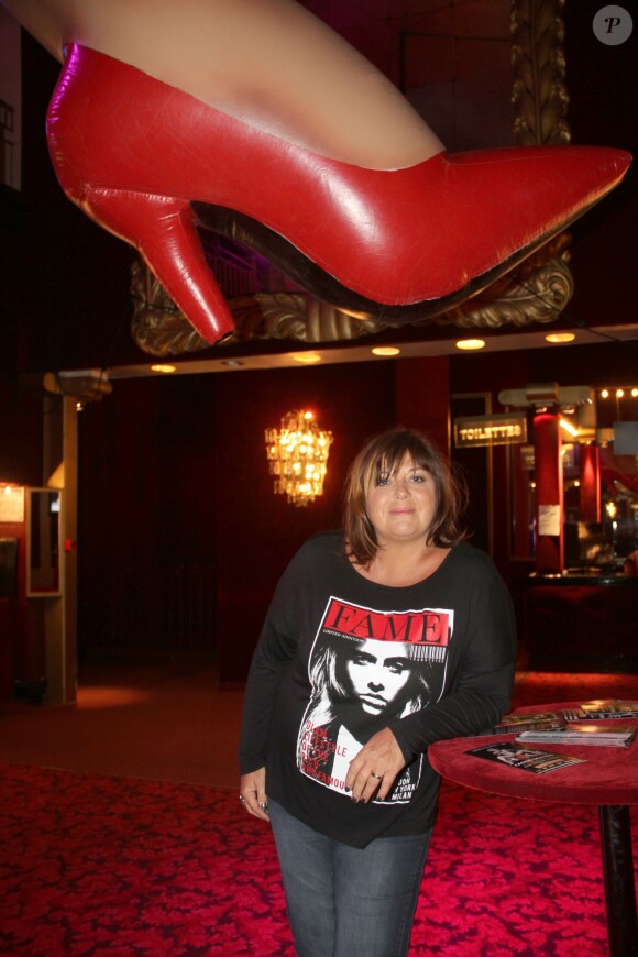 Michèle Bernier lors de la générale de "The Hole", cabaret baroque'n’roll sans précédent au Cabaret de Paris, le 15 janvier 2016.
