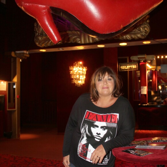Michèle Bernier lors de la générale de "The Hole", cabaret baroque'n’roll sans précédent au Cabaret de Paris, le 15 janvier 2016.